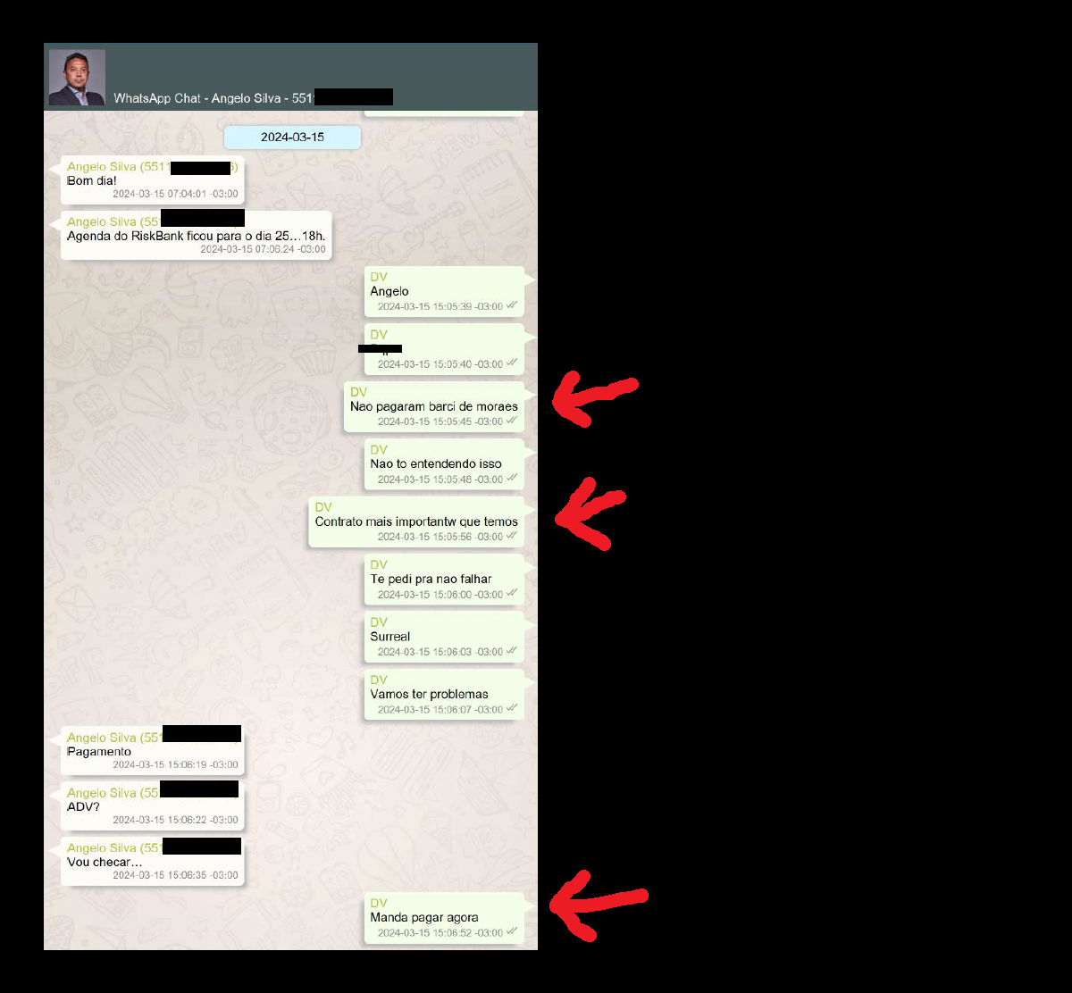 Vorcaro priorizou negócios com filme de Bolsonaro e esposa de Moraes