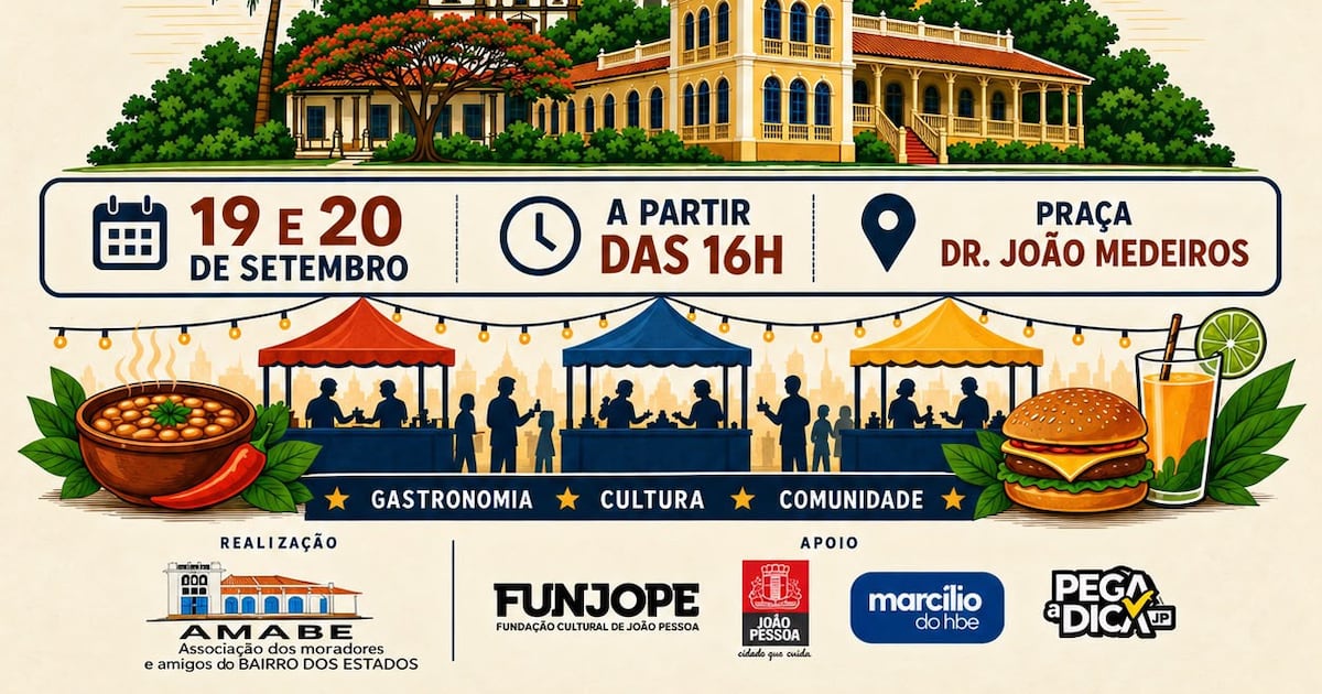 Feira dos Estados reúne mais de 40 expositores, gastronomia e atrações musicais em João Pessoa