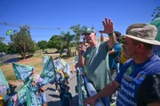 Arruda durante campanha na rua