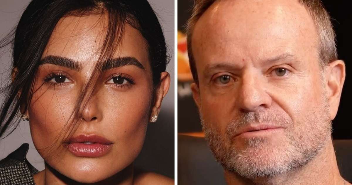 Cíntia Chagas, namorada de Barrichello, aconselha seguidora: 'Vida muito curta para marido chato'
