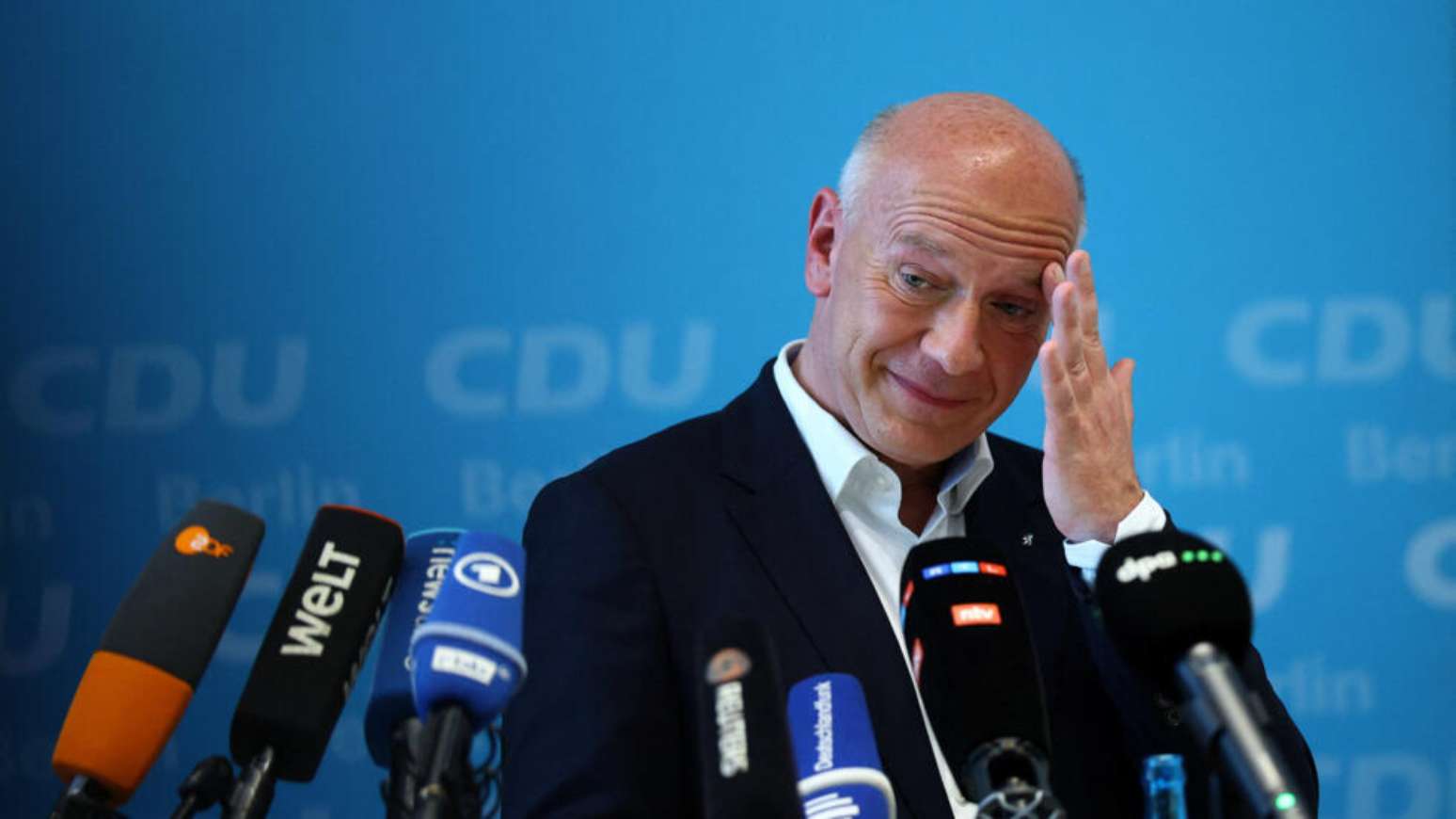 Prefeito de Berlim renunciou a concorrer nas elei&ccedil;&otilde;es, mas seu partido SPD deve registrar boa vota&ccedil;&atilde;o no pleito regional. (10/07/2026)