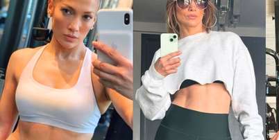 Jennifer Lopez tem corpo definido: descubra agora mesmo segredos da cantora para manter disposi&ccedil;&atilde;o e frequ&ecirc;ncia de exerc&iacute;cios f&iacute;sicos aos 56 anos. Foto: Reprodu&ccedil;&atilde;o/Instagram, @jlo / Purepeople