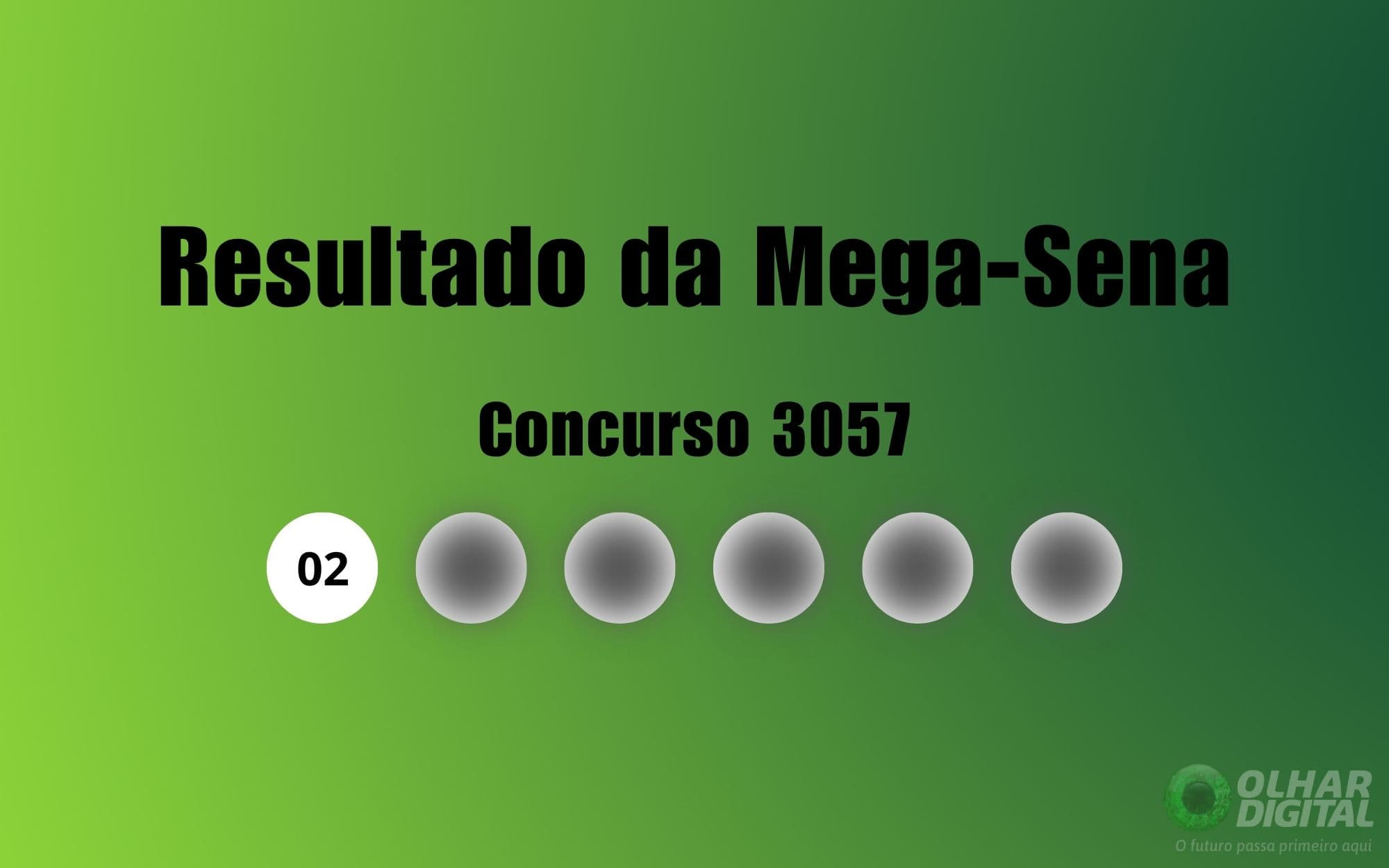 Resultado da Mega-Sena de hoje: veja números e ganhadores do concurso 3057 (domingo, 13/09)