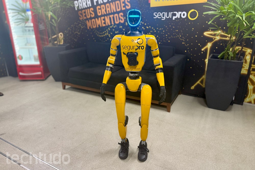 Rock in Rio teve robô humanoide, drones e uso de IA na segurança — Foto: Rubens Achilles/TechTudo