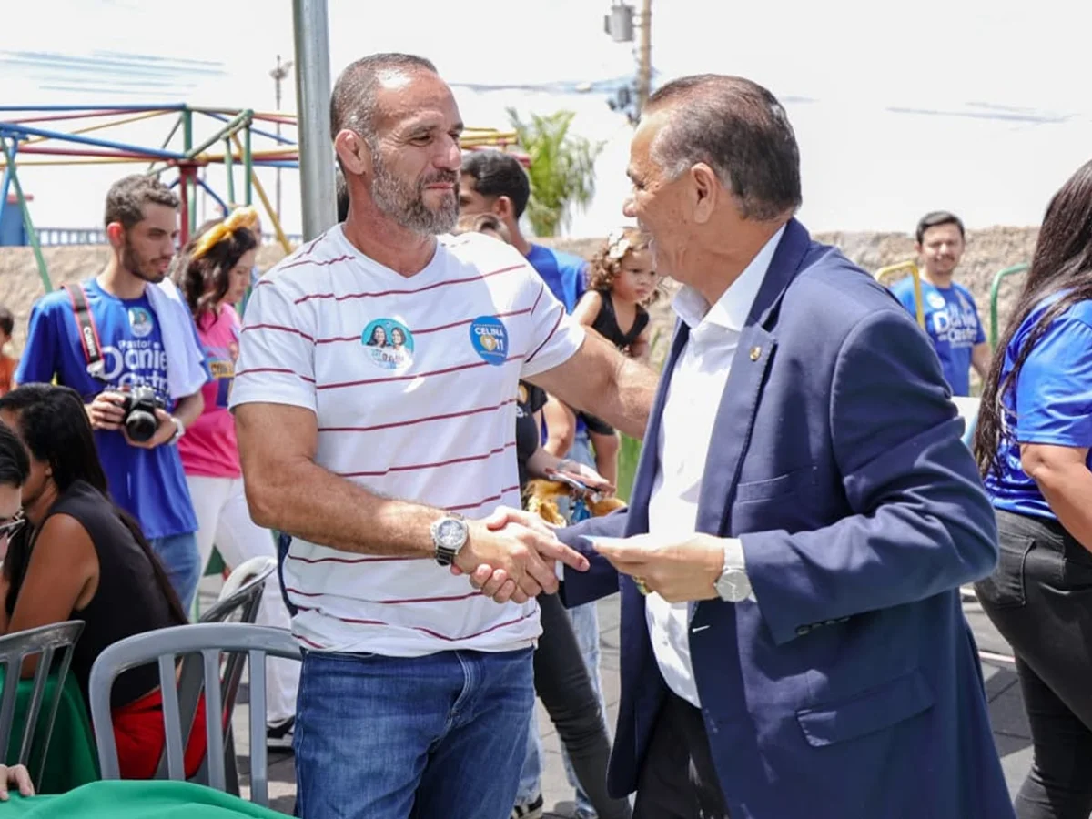 Candidato a vice de Celina cumpre agendas com marido dela neste domingo