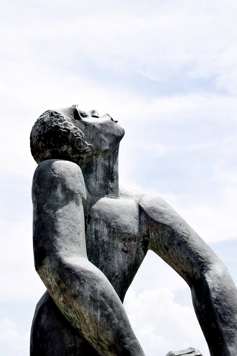 ‘Negro Aroused’, created by renowned artist Edna Manley located along the Kingston Waterfront (Ocean Boulevard).