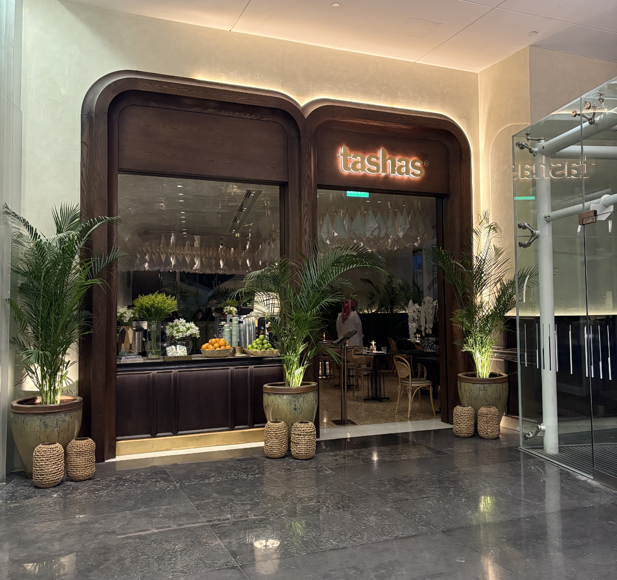 Onde Estamos Hoje: 'Tashas Cafe' no KAFD de Riade