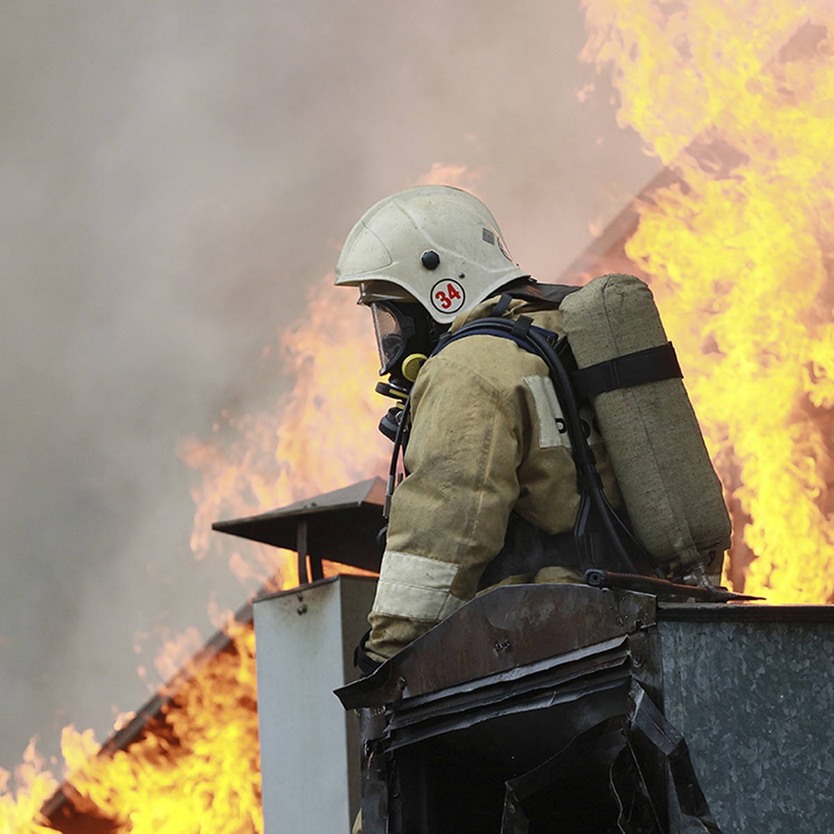O incêndio ocorreu na Neryungri GRES no Iacúcia.