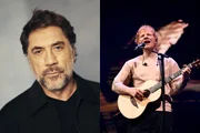 Javier Bardem e Ed Sheeran