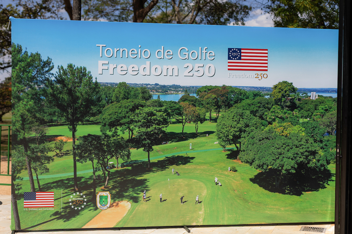 Freedom 250: Embaixada dos EUA recebe amigos em animado torneio de golfe