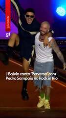 J Balvin canta 'Perversa' com Pedro Sampaio no Rock in Rio
