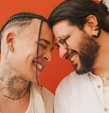 Gloria Groove se casa com Pedro Lopes após 11 anos de relacionamento / Reprodução: Instagram Foto: Contigo