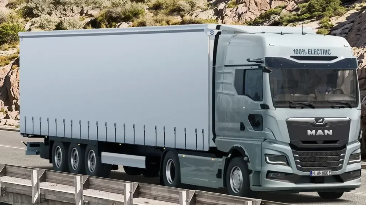 caminhão elétrico MAN eTGX