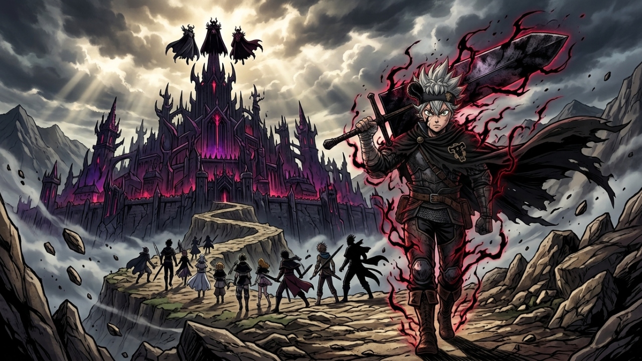 Black Clover volta após 5 anos e revela a nova fase de Asta no grande retorno do anime marcado para outubro