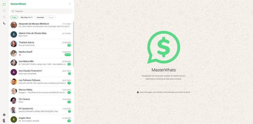 MasterWhats: site que simulava WhatsApp com 65 mil mensagens é derrubado