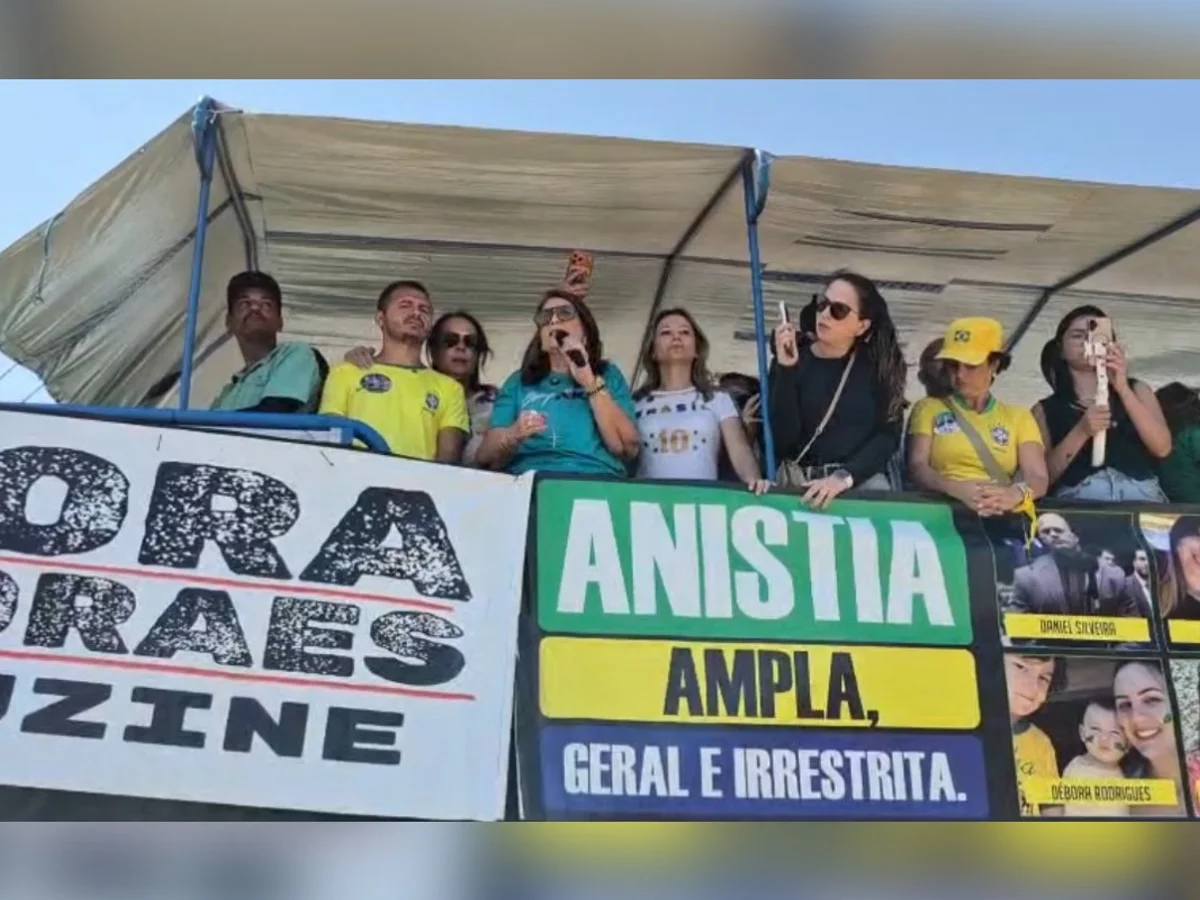 Durante ato, Bia Kicis critica atuação do STF: "Supremo hoje está em xeque"