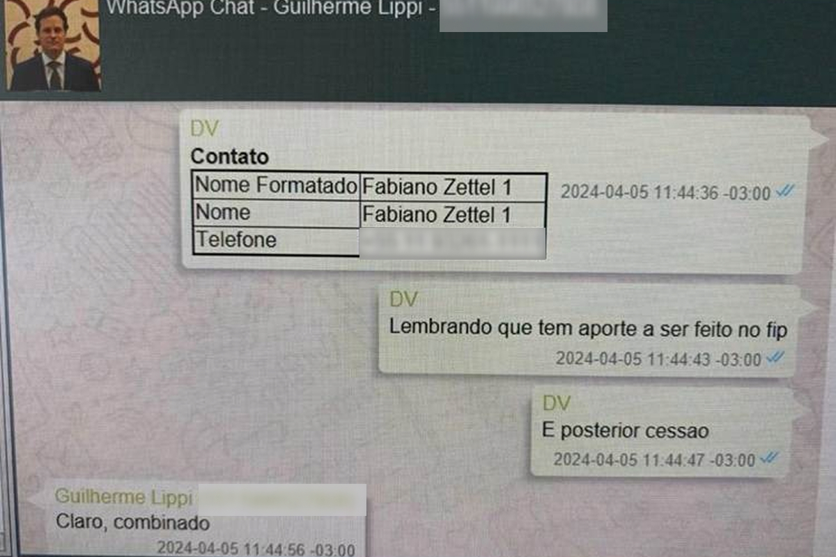 Celular de Vorcaro mostra cobrança por aporte ao Tayayá: "Onde tá a grana?"
