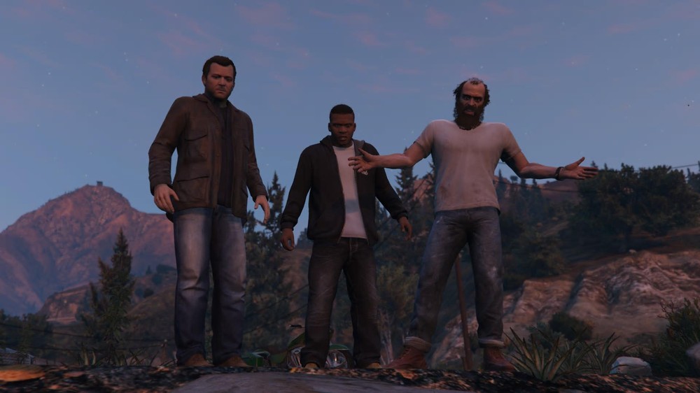 A última missão de GTA 5 é repleta de ação e encerra com chave de ouro a história dos protagonistas — Foto: Reprodução/Filipe Curitiba