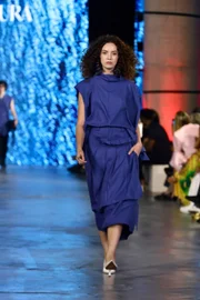 Mikaela Gomes, veterana do Metrópoles Catwalk, brilha no 3º dia de desfiles