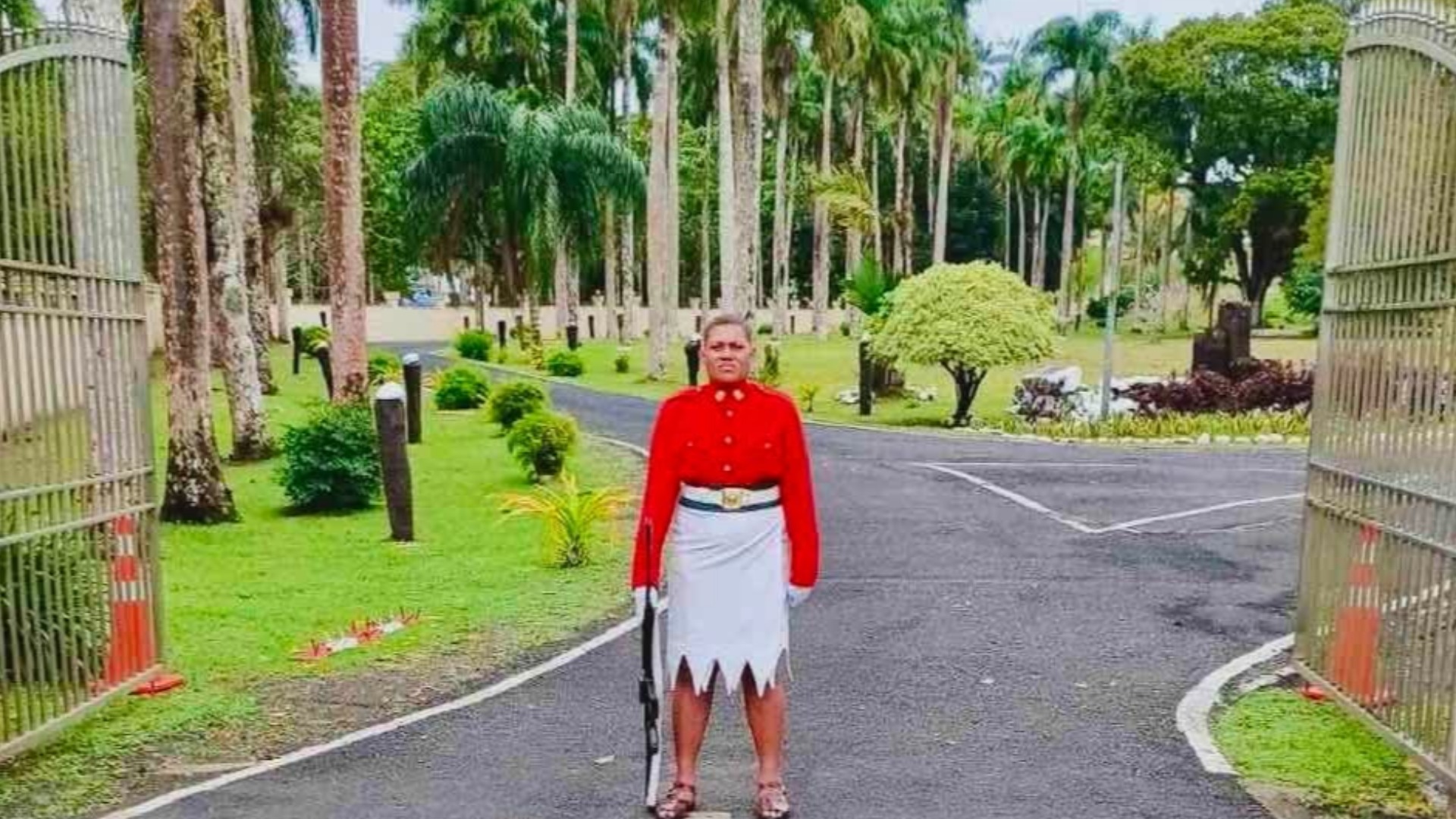 Private Melaia Biu makes history as first female State House guard