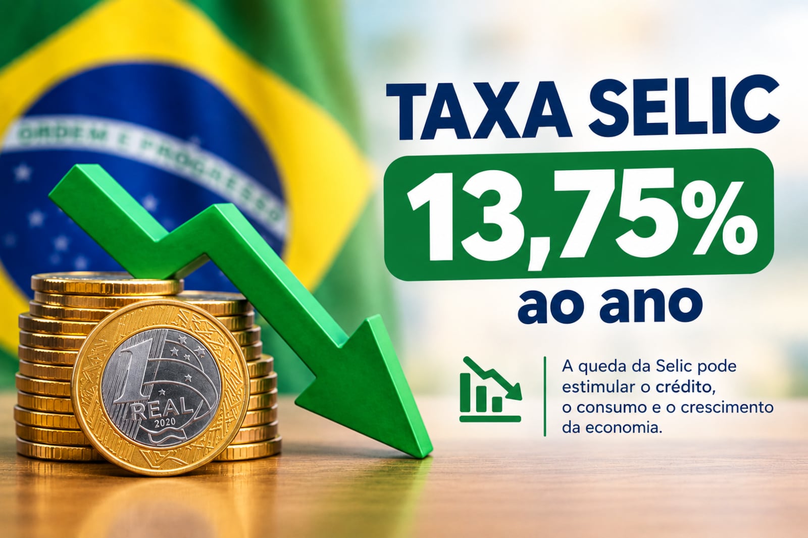 Redução da taxa é a quinta seguida