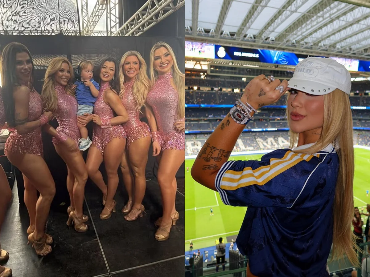Filho de Virginia se encanta por bailarinas de Leonardo e influencer reage