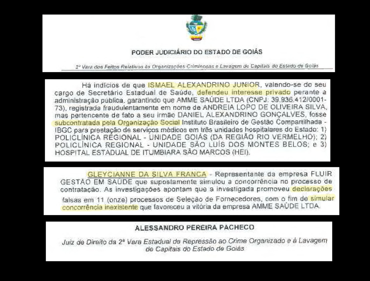 Goiás troca empresas ligadas ao PCC na saúde por investigada pela PF