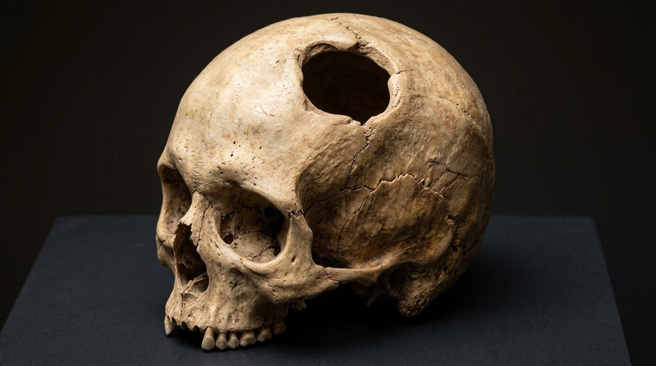 Crânios de 7 mil anos mostram furos feitos com pedra e bordas cicatrizadas, prova de que o paciente sobreviveu à cirurgia, e a taxa de sobrevivência da trepanação neolítica era melhor que a de hospitais europeus do século 19