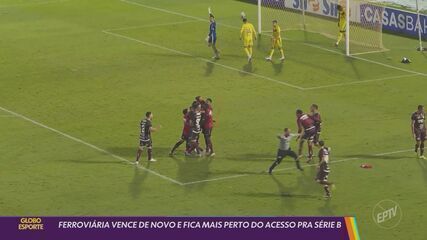 Série C: Ferroviária vence Brusque e fica mais perto do acesso para Série B