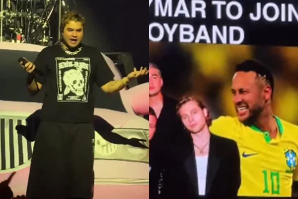 Neymar é vaiado em show do 5 Seconds of Summer e cantor se junta ao público