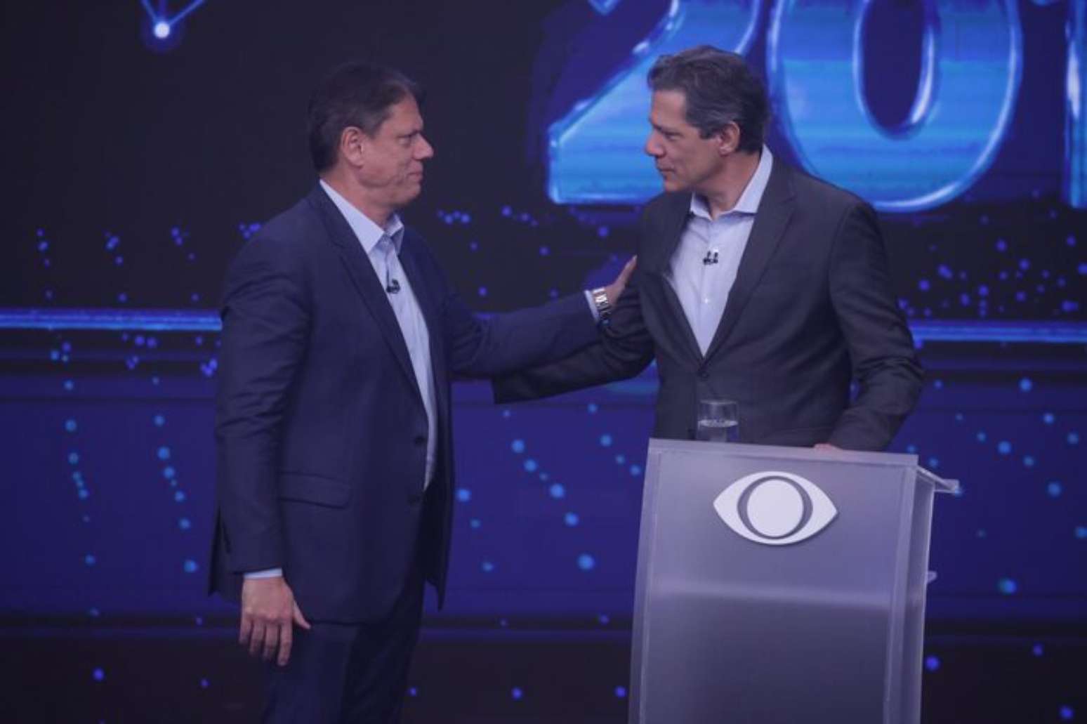 Tarc&iacute;sio e Haddad tiveram um confronto direto no debate promovido pela TV Bandeirantes no in&iacute;cio de agosto.