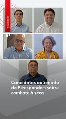 Candidatos ao Senado do PI respondem sobre combate à seca