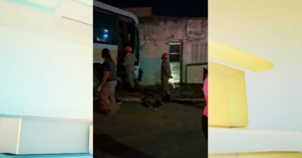 Motorista de ônibus escolar morre após perder o controle do veículo e bater em casa, em Aroeiras-PB