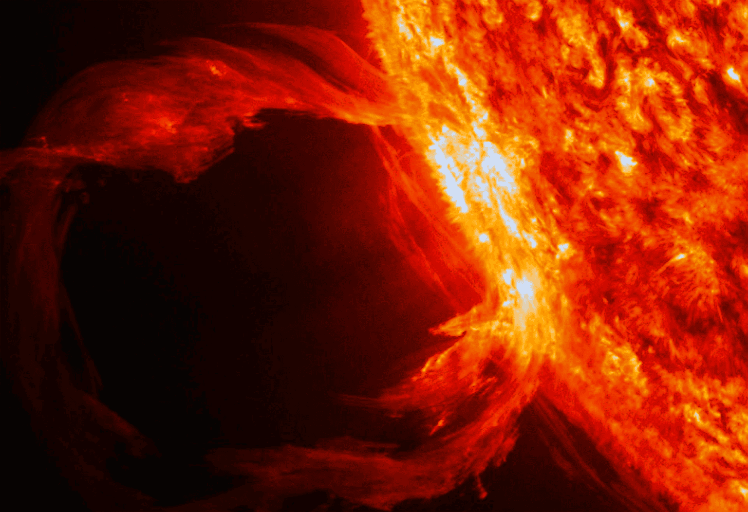 A tempestade solar mais perigosa da história