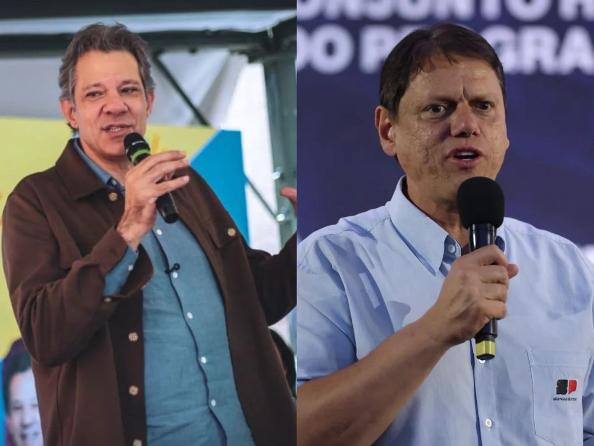 Marketing, TV e advocacia: onde Tarcísio e Haddad gastam na campanha