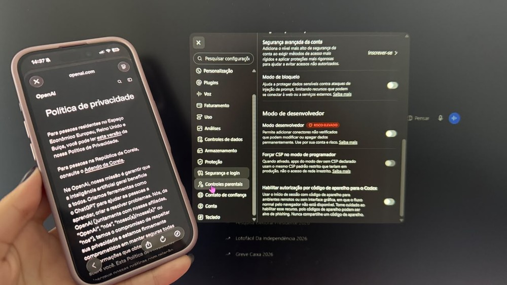 Termos de Uso e Política de Privacidade do ChatGPT definem o que a OpenAI pode fazer com seus dados — Foto: TechTudo/Késya Holanda