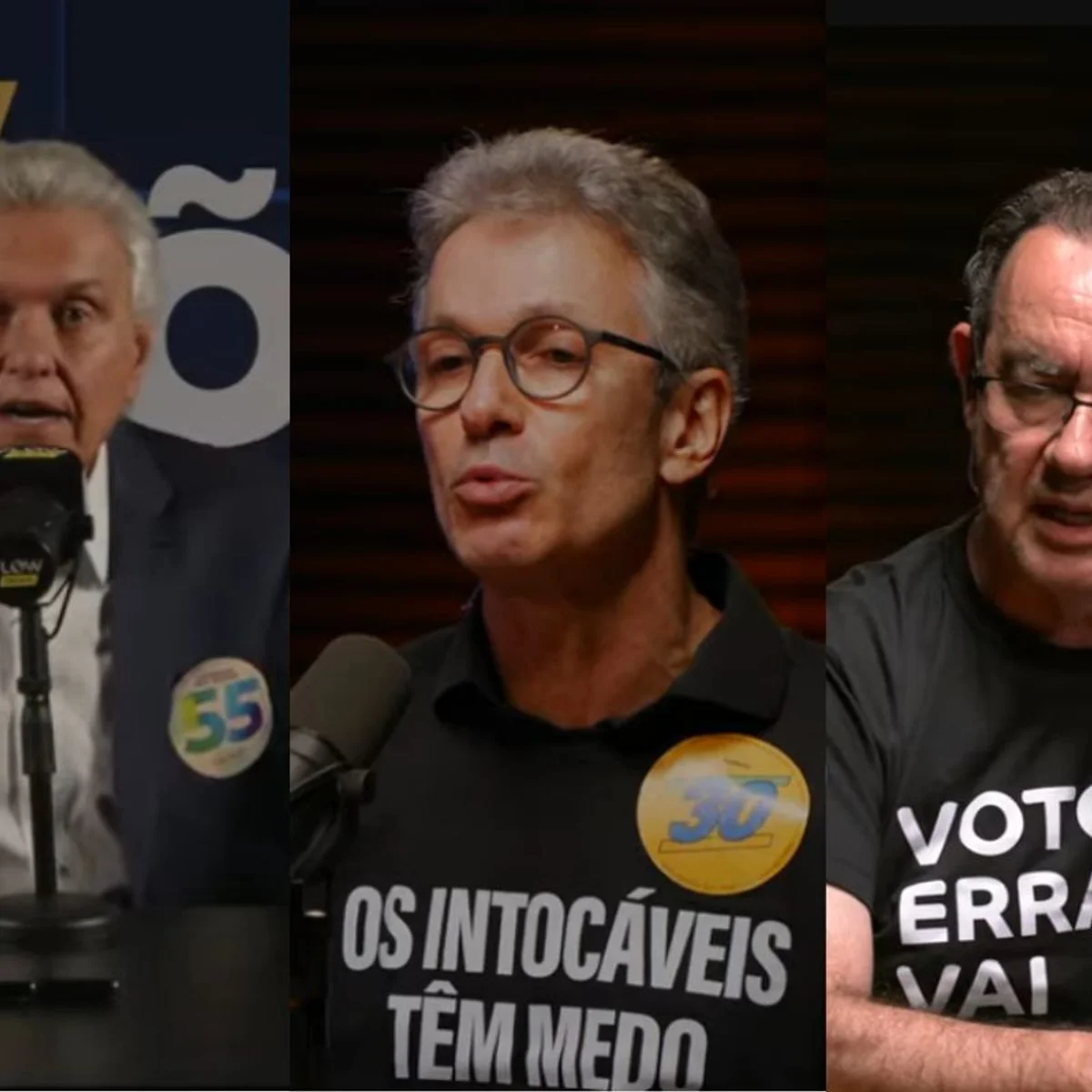 Ausência de Lula e Flávio, e crise no Supremo dominam debate presidencial