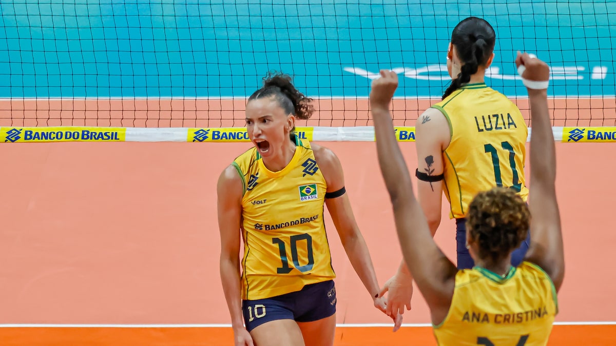 Brasil bate Argentina na final do Sul-Americano de vôlei feminino e garante vaga em Los Angeles-2028