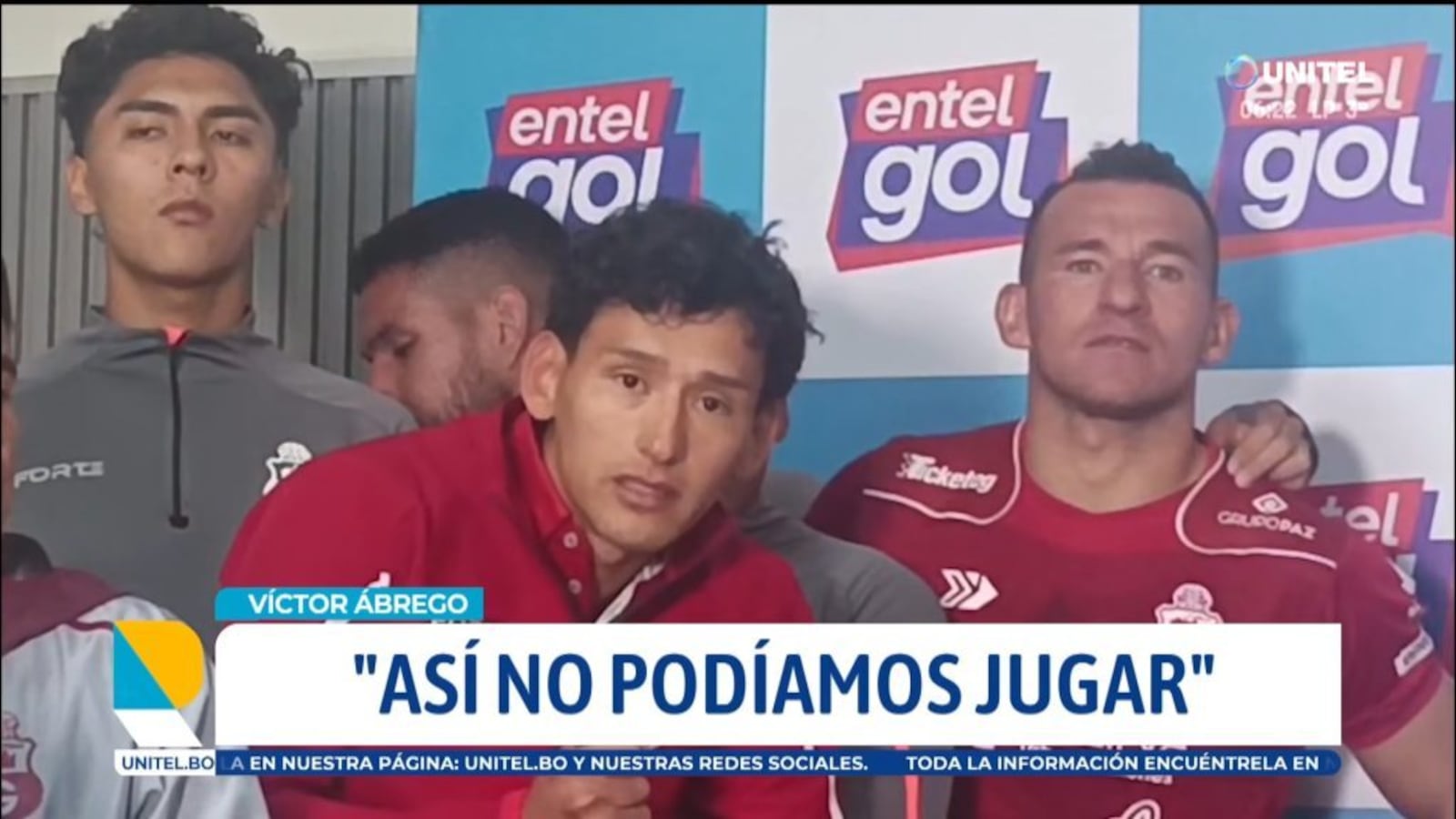 Jogadores do Guabirá protestam após ameaças Reprodução/X @A_SuarezDoreski