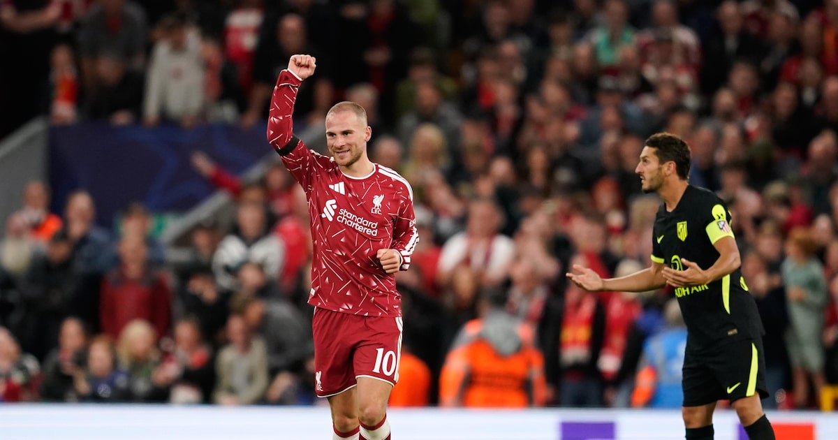 Liverpool vira diante do Atlético de Madrid na Champions; PSG massacra e Arsenal bate o Napoli