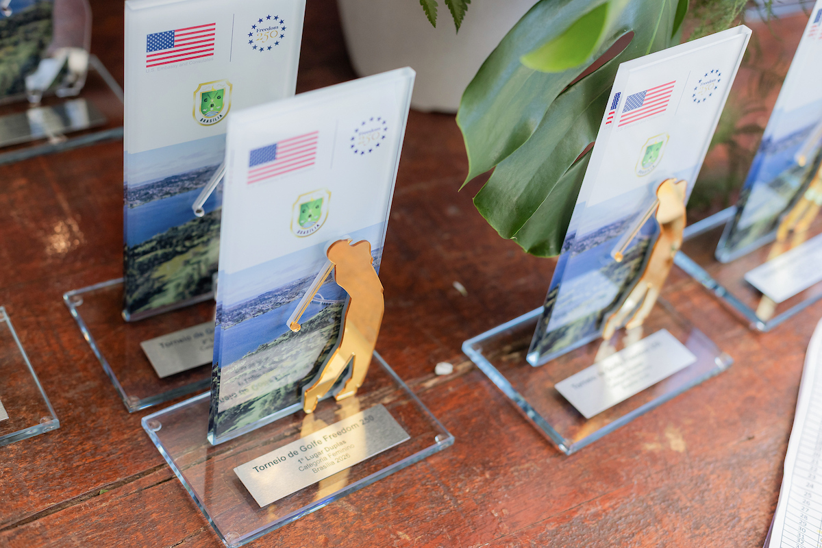 Freedom 250: Embaixada dos EUA recebe amigos em animado torneio de golfe