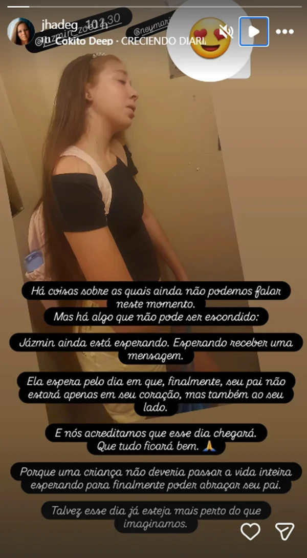 Mãe de suposta filha de Neymar lamenta ausência do jogador: "Esperando"