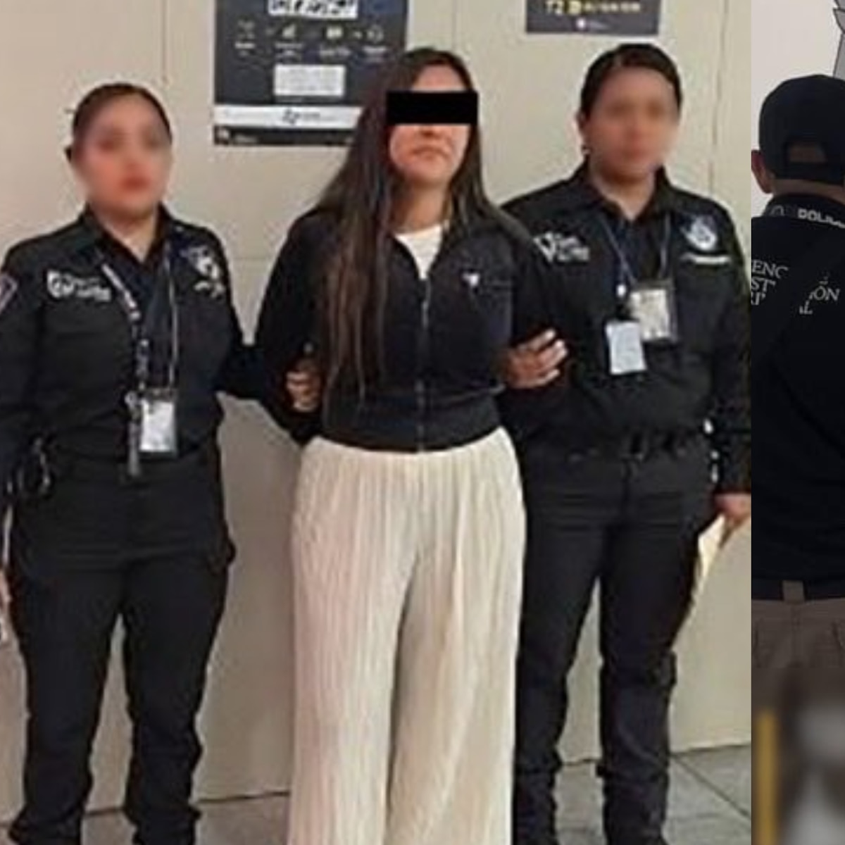 Detêm duas pessoas no AICM: um estrangeiro por sequestro e uma mulher por exploração sexual