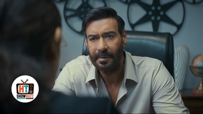 Ajay Devgn in a still from Drishyam: The Conclusion.