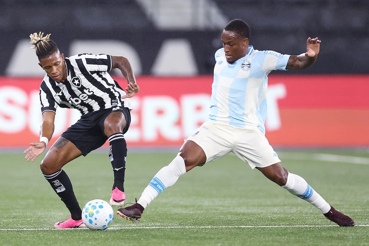 Danilo faz dois e garante vitória do Botafogo sobre Grêmio de Felipão e Renato sob olhar de Tite