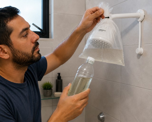 Chuveiro entupido? Veja truques para limpar e melhorar pressão