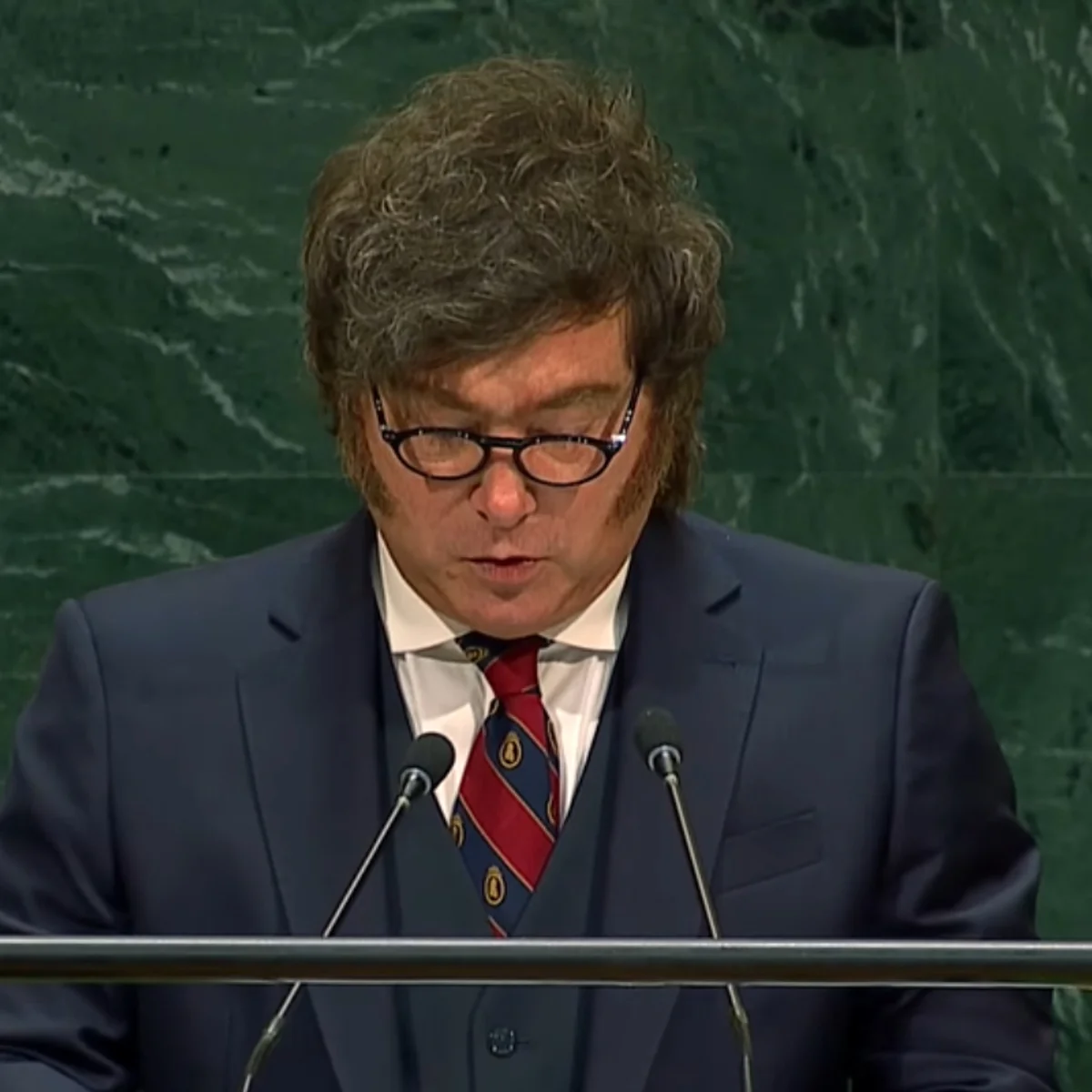 Milei trata Malvinas como "causa nacional" e critica a ONU em discurso