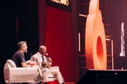 Terry Crews levou o público a refletir sobre por que cada um estava sentado diante daquele palco, afim de dar significados à vida