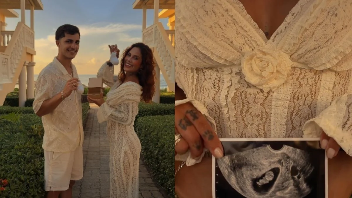 Tati Zaqui anuncia gravidez duas semanas após ser pedida em casamento