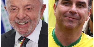 Pesquisa BTG-Nexus: Lula tem 47% no 2&ordm; turno; Fl&aacute;vio Bolsonaro, 46% Reuters/Adriano Machado e Pilar Olivares Foto: Reuters